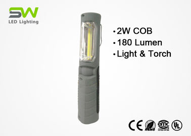 Mini luz recarregável do trabalho da inspeção do diodo emissor de luz de 180 lúmens Handheld com tocha