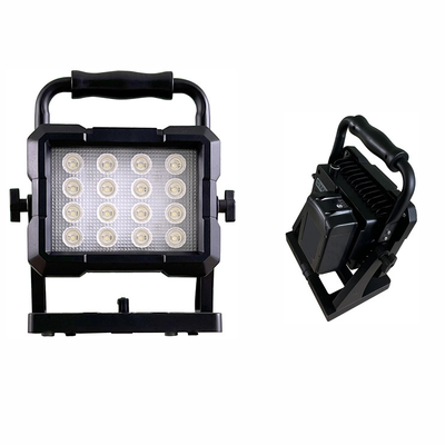 Tripódio montado 80W recarregável de alta luminosidade LED Luz de trabalho com bateria de ferramenta de energia de 18V