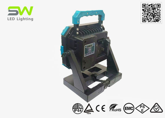 6500 lumens Recarregável 18V 20V Luz de Trabalho Com Bateria de Ferramenta Elétrica Substituivel