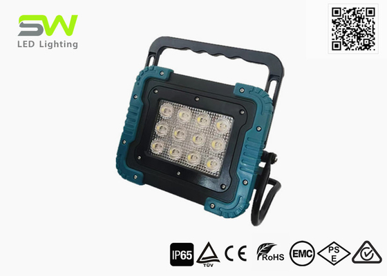 Carga pesada 3500 lumens Luz de trabalho recarregável 18V 21V Bateria de ferramenta elétrica Alimentada