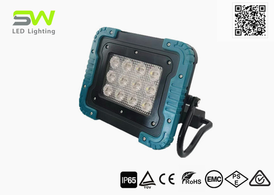 Carga pesada 3500 lumens Luz de trabalho recarregável 18V 21V Bateria de ferramenta elétrica Alimentada