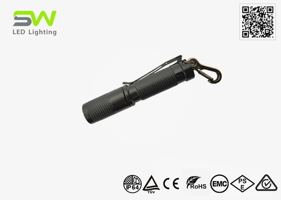 Maior impacto tamanho de bolso EDC tocha luz de alta potência 250 lumens com chaveiro