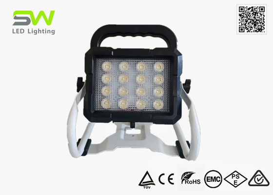 5000 lumens Recarregável 18V Bateria Alimentada Luz de Trabalho Com Estande Metálico