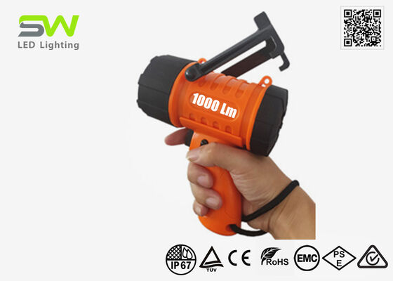 Holofote Marinho Flutuante Recarregável Compacto de 1000 Lúmens com Gancho para Pendurar