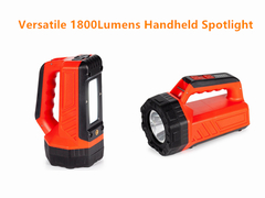 Lâmpadas portáteis de 1800 lumens