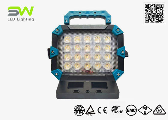 6500 lumens Recarregável 18V 20V Luz de Trabalho Com Bateria de Ferramenta Elétrica Substituivel
