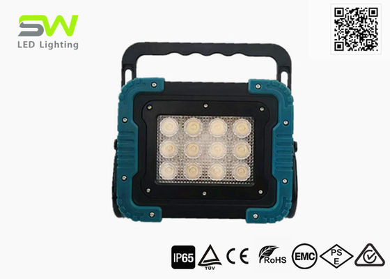 Carga pesada 3500 lumens Luz de trabalho recarregável 18V 21V Bateria de ferramenta elétrica Alimentada