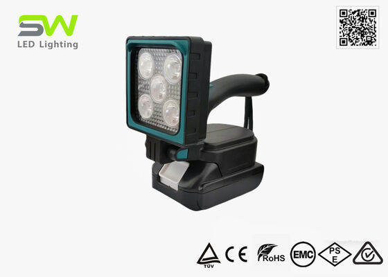 Luz de trabalho compacta portátil de 25W com bateria Makita 18V e alça para inspeção